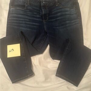 American Eagle Outfitters Dark Indigo Straight Leg Jeans